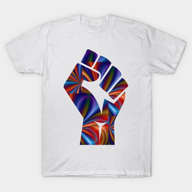 POWERFUL FIST GRAPHIC T-Shirt by houseofnilash1